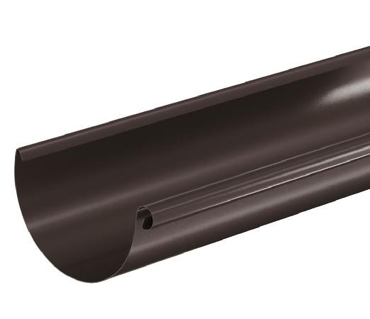Водосток Aquasistem, система 125x90 - Водосточный желоб 3.00м RR 32 Тёмно Коричневый купить в Тольятти