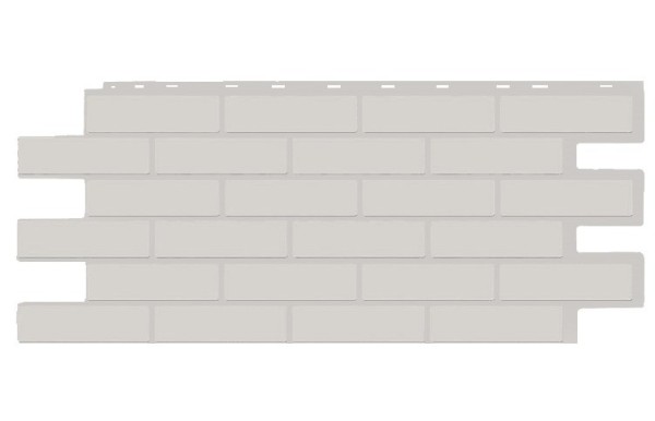 Фасадная панель T-Siding Кирпич Модерн Эко Уайт купить в Тольятти