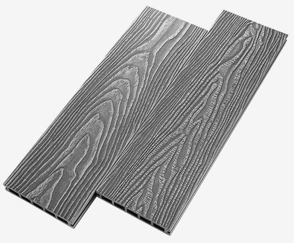 Террасная доска из ДПК RusDecking Unodeck Vintage - Серый купить в Тольятти