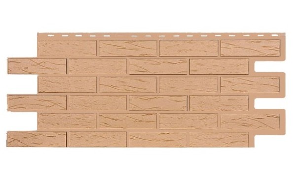 Фасадная панель T-Siding Кирпич Саман Эко Крем купить в Тольятти